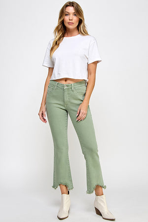 P80558, PLUS MID RISE TUMMY CONTROL KICK FLARE