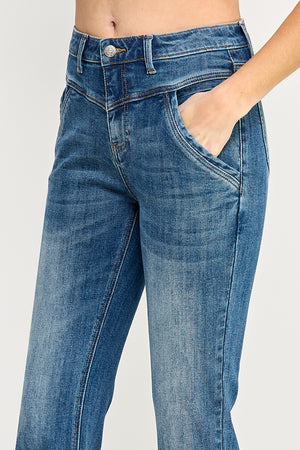 P8126MD, HIGH RISE FRONT YORK KICK FLARE