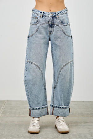 P8130ML, HIGH RISE BARREL WIDE CUFF