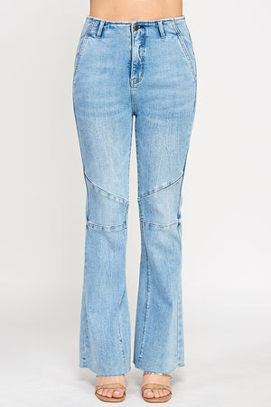 P8134L, HIGH RISE FLARE WITH SEAM DETAIL