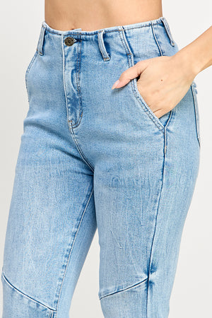 P81348L, PLUS HIGH RISE FLARE WITH SEAM DETAIL