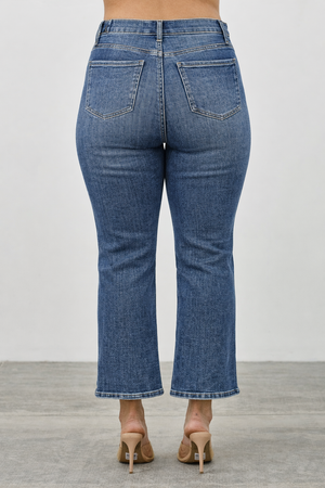 P81398D, PLUS MID RISE SKINNY CROP
