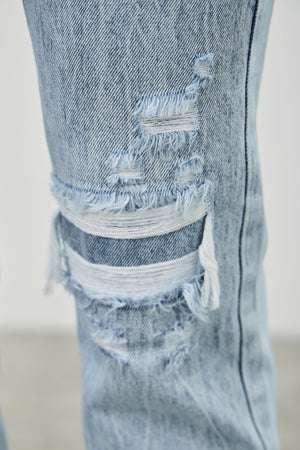 P8159M, HIGH RISE BUTTON FLY CROP SLIM STRAIGHT