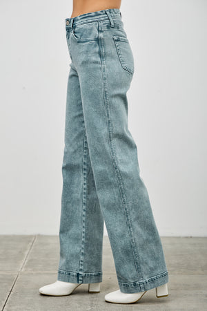 P82018, PLUS HIGH RISE SLIM WIDE STRAIGHT
