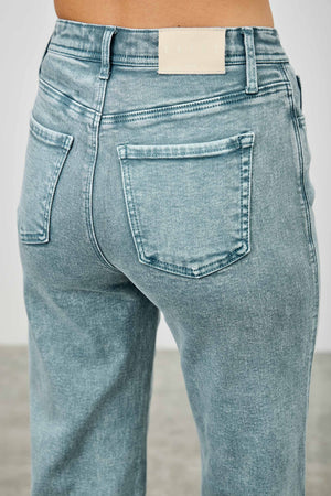 P82018, PLUS HIGH RISE SLIM WIDE STRAIGHT