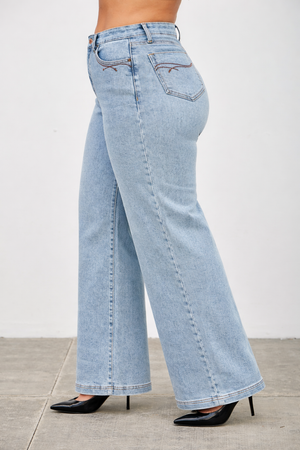 P82118M, PLUS HIGH RISE WIDE LEG