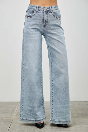 P82118M, PLUS HIGH RISE WIDE LEG