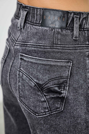 P82278BK, PLUS HIGH RISE WIDE CROP