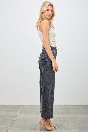 P82278BK, PLUS HIGH RISE WIDE CROP