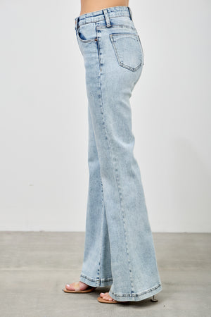 P82438ML, HIGH RISE BOOTCUT