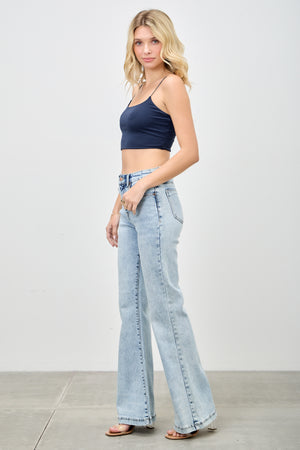 P82438ML, HIGH RISE BOOTCUT