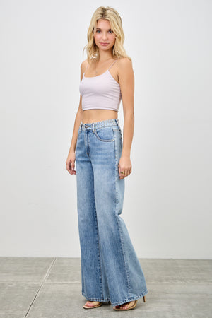 P8257M, HIGH RISE WIDE FLARE WITH STUDED W.B