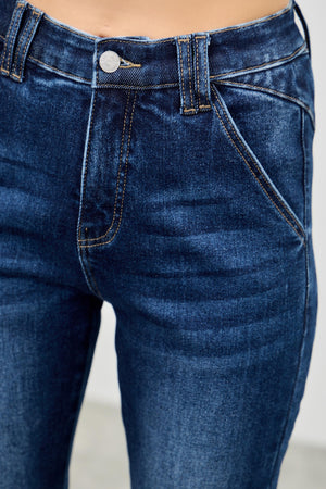 P8263D, HIGH RISE FLARE WITH TROUSER POCKET