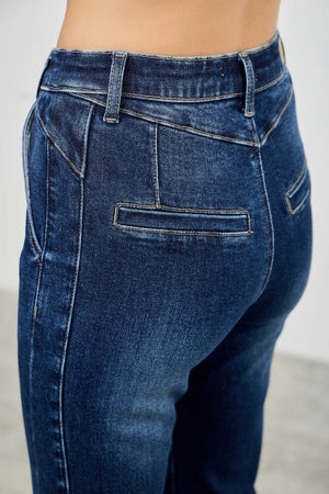 P8263D, HIGH RISE FLARE WITH TROUSER POCKET