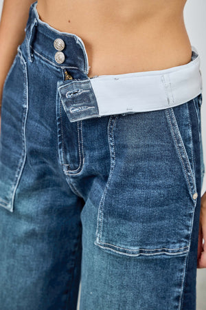 P82808MD, PLUS  HIGH RISE LOW CURVE  BARREL CAPRI