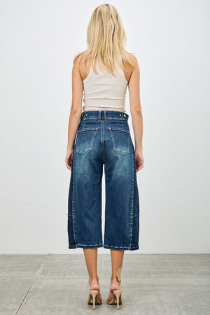 P82808MD, PLUS  HIGH RISE LOW CURVE  BARREL CAPRI