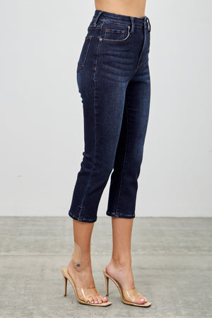 P8282, HIGH RISE CAPRI WITH SLIT