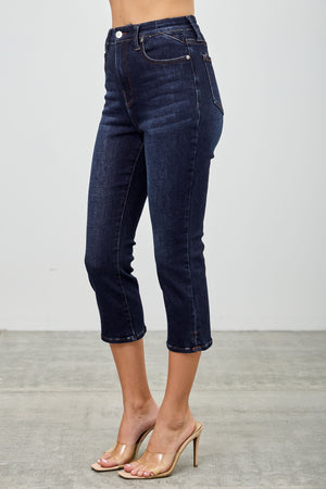 P8282, HIGH RISE CAPRI WITH SLIT