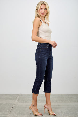 P8282, HIGH RISE CAPRI WITH SLIT