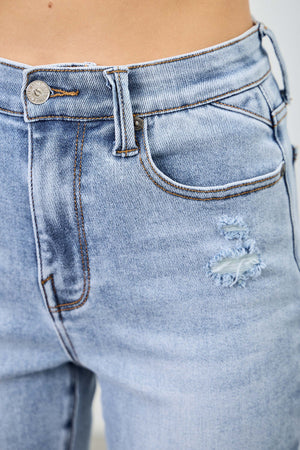 P8282, HIGH RISE CAPRI WITH SLIT