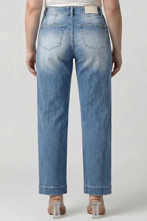 P82848M, PLUS HIGH RISE PATCHED POCKET WITH DOUBLE BUTTONS