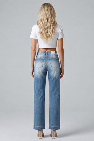P8284M, HIGH RISE PATCHED POCKET WITH DOUBLE BUTTONS