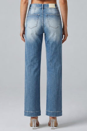 P8284M, HIGH RISE PATCHED POCKET WITH DOUBLE BUTTONS