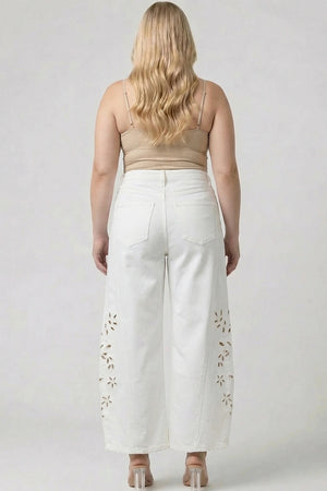 P82868, PLUS HIGH RISE LOW CURVE BARREL WITH EMBROIDERY