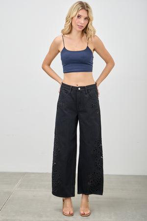 P8286, HIGH RISE LOW CURVE BARREL WITH EMBROIDERY