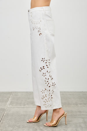 P82868, PLUS HIGH RISE LOW CURVE BARREL WITH EMBROIDERY