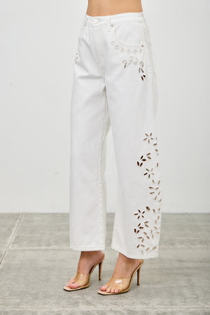 P82868, PLUS HIGH RISE LOW CURVE BARREL WITH EMBROIDERY