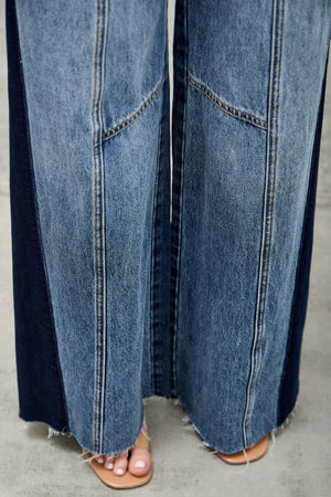 P8291M , HIGH RISE WIDE STRAIGHT WITH SIDE CONTRAST