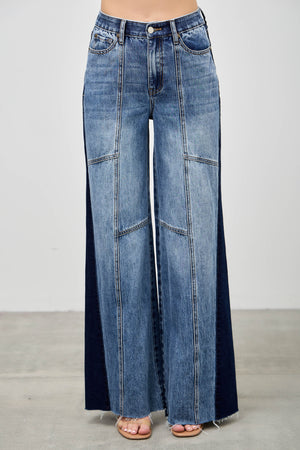 P8291M , HIGH RISE WIDE STRAIGHT WITH SIDE CONTRAST