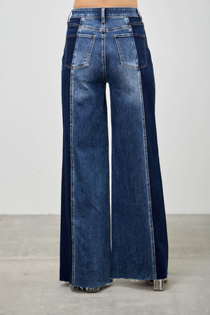 P8291M , HIGH RISE WIDE STRAIGHT WITH SIDE CONTRAST