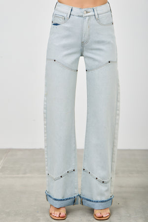 P8294L , HIGH RISE WESTERN WIDE STRAIGHT