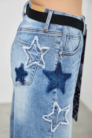 P82968M , PLUS HIGH RISE CUFFED LOW CURVE BARREL WITH STAR 