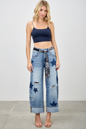 P82968M , PLUS HIGH RISE CUFFED LOW CURVE BARREL WITH STAR 