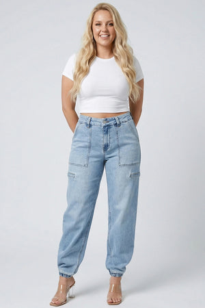P82988M, PLUS HIGH RISE JOGGER JEAN