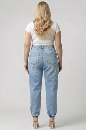 P82988M, PLUS HIGH RISE JOGGER JEAN