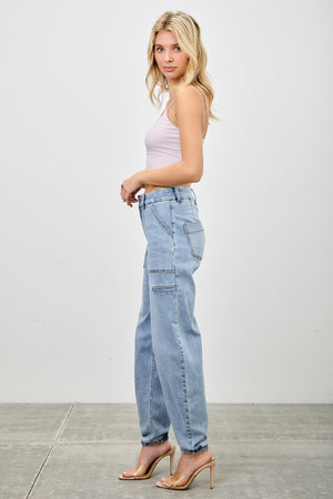 P8298M, HIGH RISE JOGGER JEAN