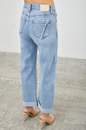 P8300M, HIGH RISE STRAIGHT WITH CUFF