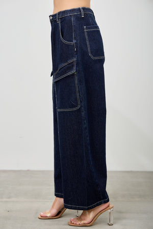 P8318M,  HIGH RISE CARGO BAGGY