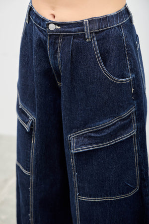 P8318M,  HIGH RISE CARGO BAGGY