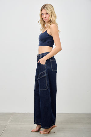 P8318M,  HIGH RISE CARGO BAGGY