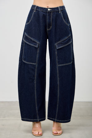 P8318M,  HIGH RISE CARGO BAGGY