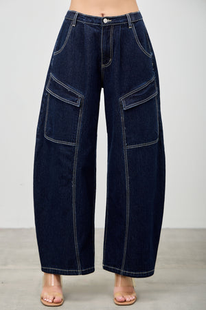 P8318M,  HIGH RISE CARGO BAGGY