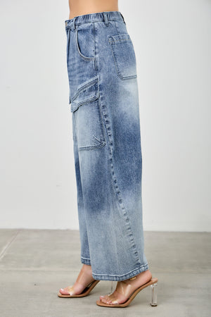 P8318M,  HIGH RISE CARGO BAGGY