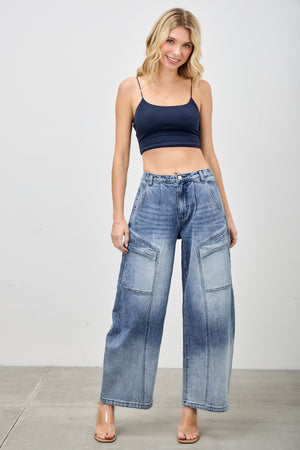 P8318M,  HIGH RISE CARGO BAGGY