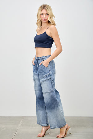 P8318M,  HIGH RISE CARGO BAGGY