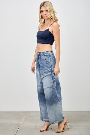 P8318M,  HIGH RISE CARGO BAGGY